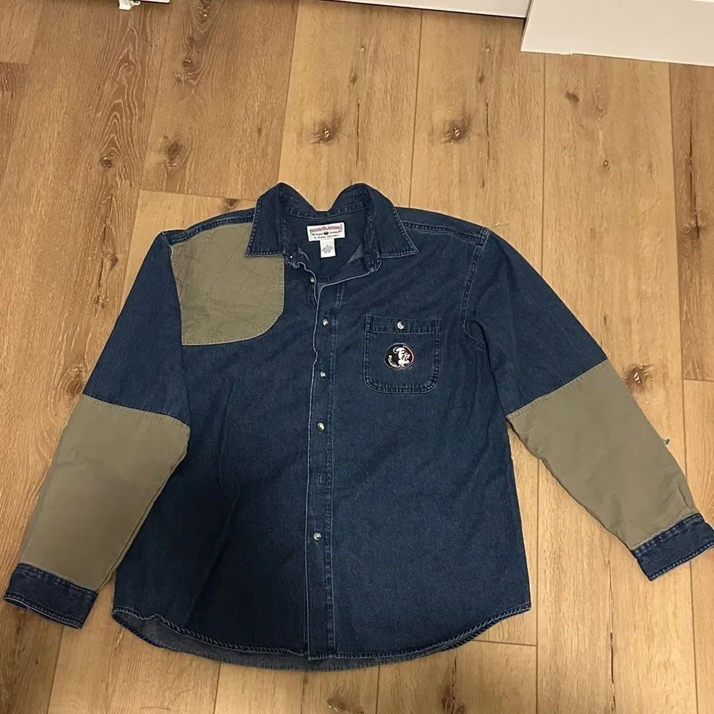 Vintage FSU Jean Button Down SIZE XL
